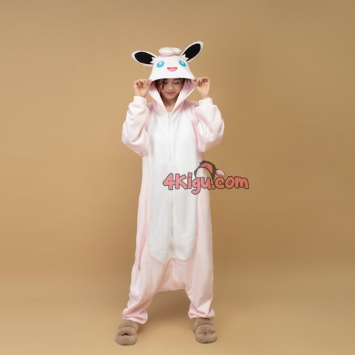 Wigglytuff Kigurumi Onesie Costume Pajama