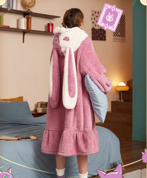 Angela Kigurumi Honor of Kings Flannel Bathrobe - Image 5