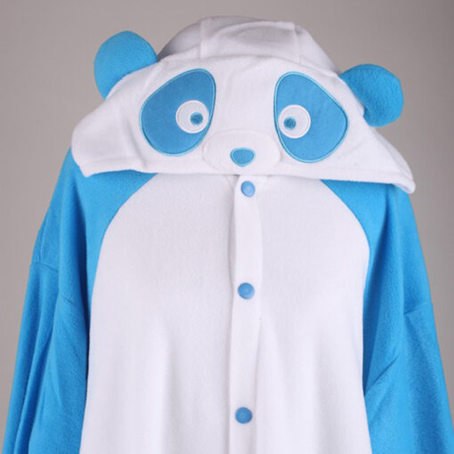 Blue Panda Custom Kigurumi Animal Onesie Pajamas - Image 4