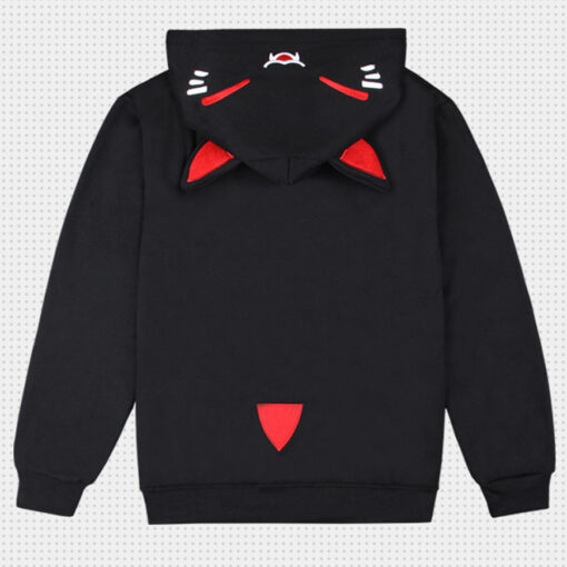 Lazy Cat Kawaii Hoodie - Image 3