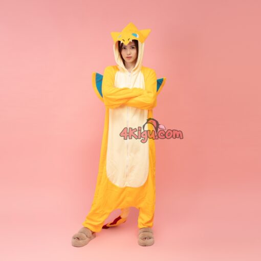 Mega Charizard Y Kigurumi Onesie Costume Pajama - Image 2