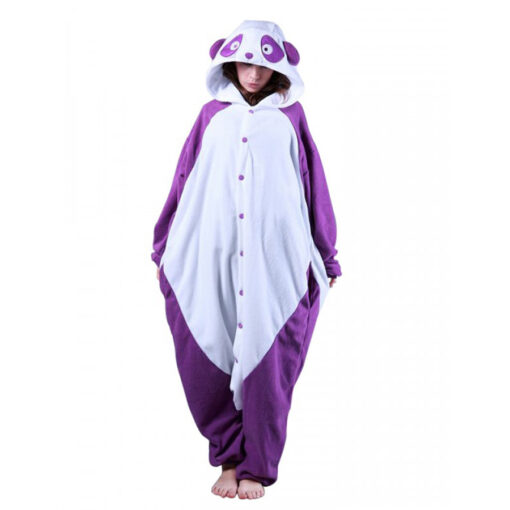 Purple Panda Custom Kigurumi Animal Onesie Costume