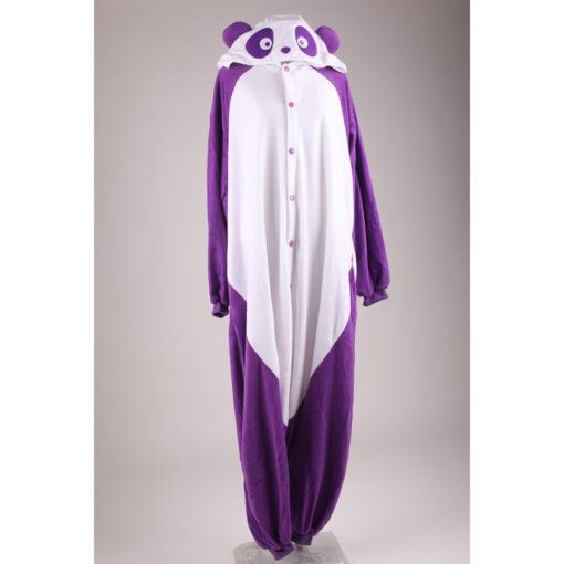 Purple Panda Custom Kigurumi Animal Onesie Costume - Image 3