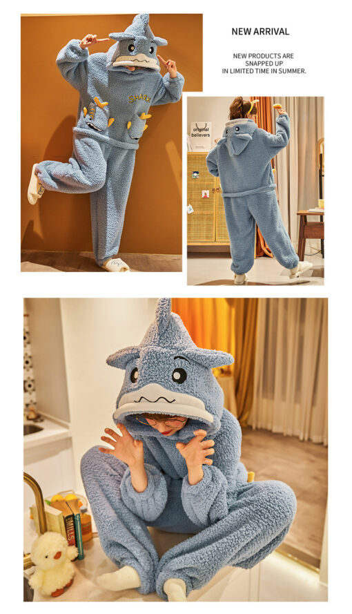 Shark Baby Pajamas Character Onesies - Image 4