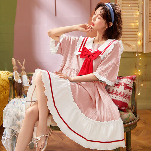 Student fashion Cute Nightdress - Image 3