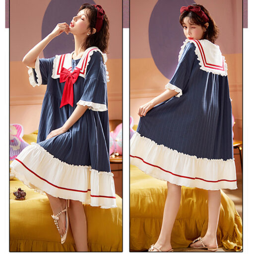 Student fashion Cute Nightdress - Image 5