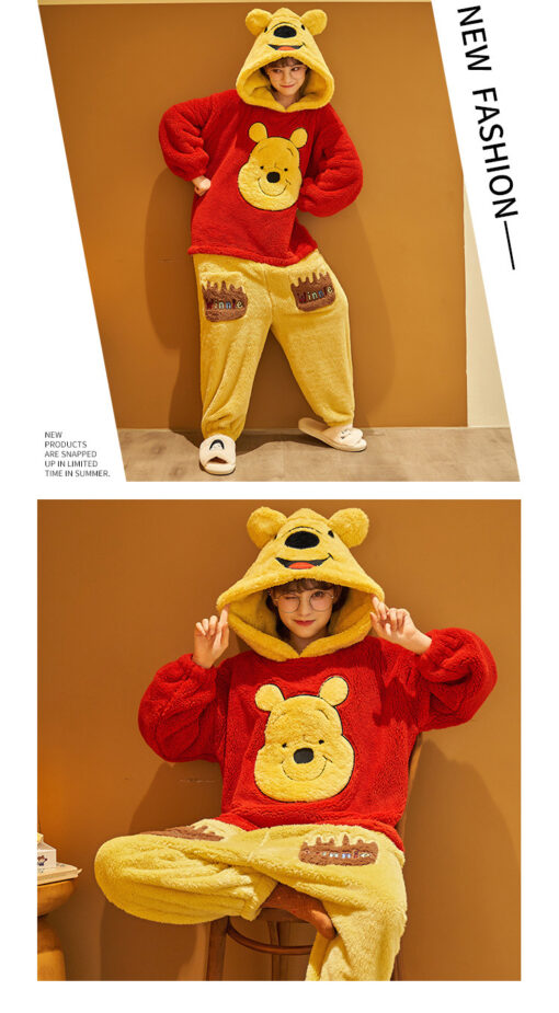 Winnie Pajamas Pooh Bear Character Onesies - Image 4