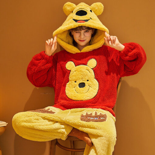 Winnie Pajamas Pooh Bear Character Onesies - Image 2