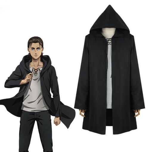 Eren Jaeger-inspired Mid-length Windbreaker Cosplay Jacket