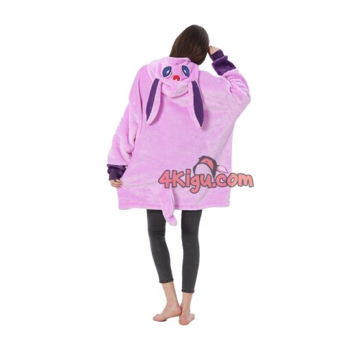 Espeon Kigurumi Wearable Blankets Hoodie - Image 4