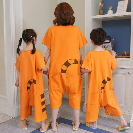 Tiger Cute Summer Cotton Pajamas - Image 4