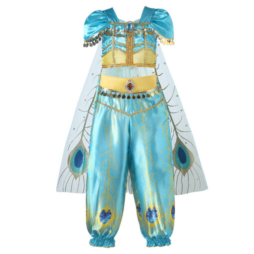 Girls' Aladdin Genie Lamp Princess Jasmine Dress