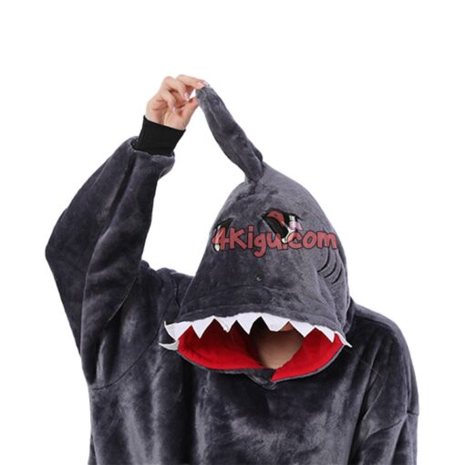 Shark Kigurumi Wearable Blankets Hoodie - Image 5