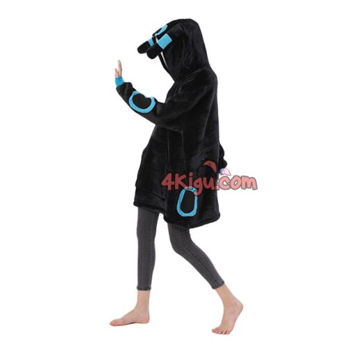 Shiny Umbreon Kigurumi Wearable Blankets Hoodie