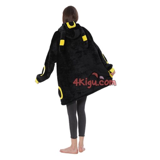 Umbreon Kigurumi Wearable Blankets Hoodie - Image 3