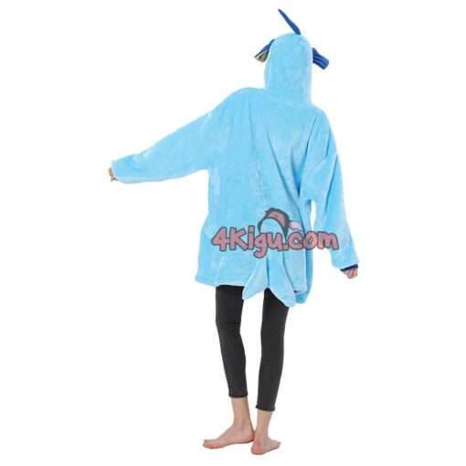 Water Fox Kigurumi Wearable Blankets Hoodie - Image 5