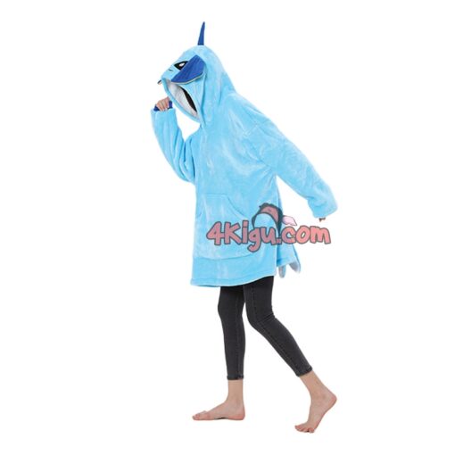 Water Fox Kigurumi Wearable Blankets Hoodie - Image 2