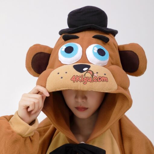 Freddy Bear Kigurumi FNAF Costume - Image 6