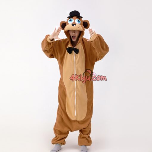 Freddy Bear Kigurumi FNAF Costume - Image 4