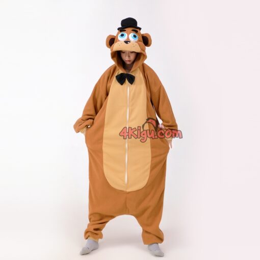 Freddy Bear Kigurumi FNAF Costume - Image 3