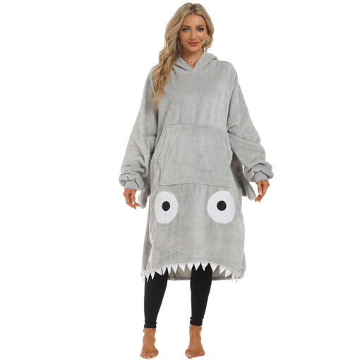 Shark Fashion Wearable Blankets Hoodie - Image 3