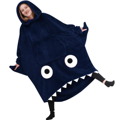 Shark Fashion Wearable Blankets Hoodie - Image 4