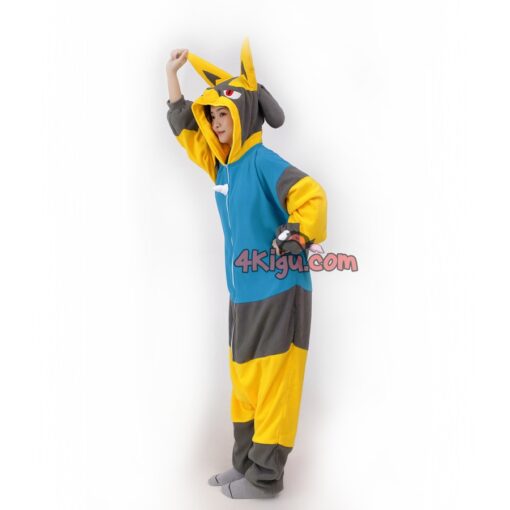 Shiny Lucario Kigurumi Onesie Halloween Costume - Image 3