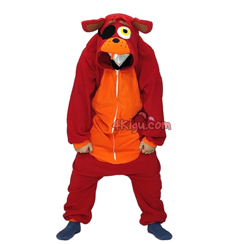 Foxy Kigurumi Halloween Cosplay Onesie