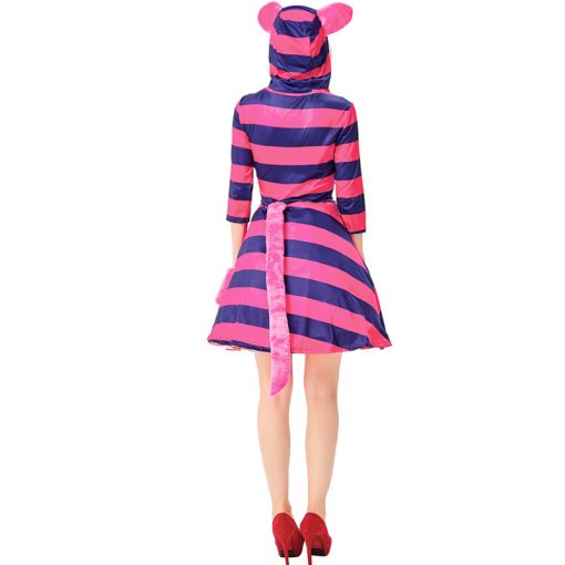 Cheshire Cat Women's Halloween Dress Costume - Image 5