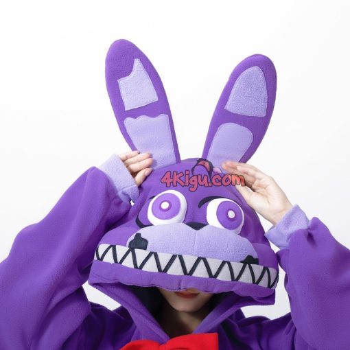 Nightmare Bonnie Kigurumi Onesie Costume Pajama - Image 8