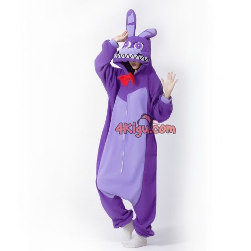 Nightmare Bonnie Kigurumi Onesie Costume Pajama - Image 4