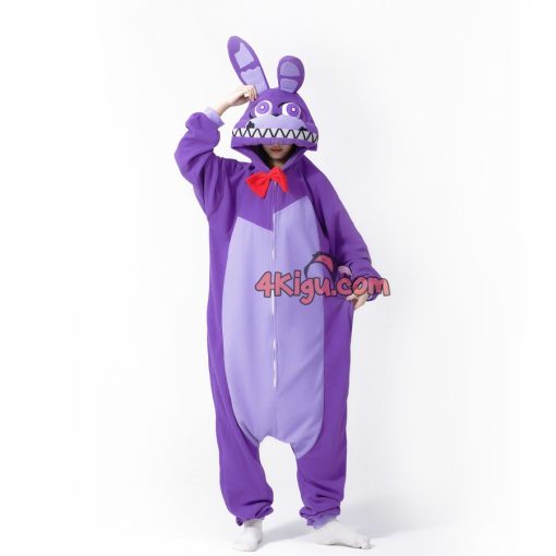 Nightmare Bonnie Kigurumi Onesie Costume Pajama - Image 3