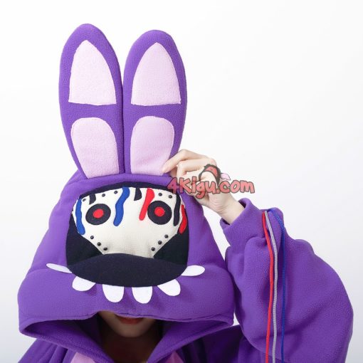 Security Breach Bonnie Kigurumi Onesie Costume Pajama - Image 6