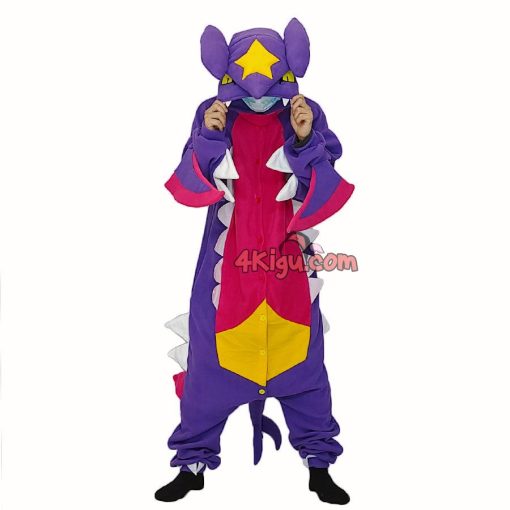 Shiny Mega Garchomp Kigurumi Kostüm Custom Onesie - Image 3