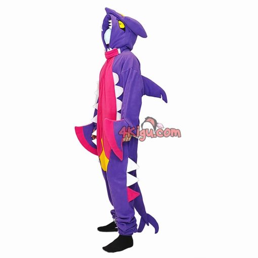 Shiny Mega Garchomp Kigurumi Kostüm Custom Onesie