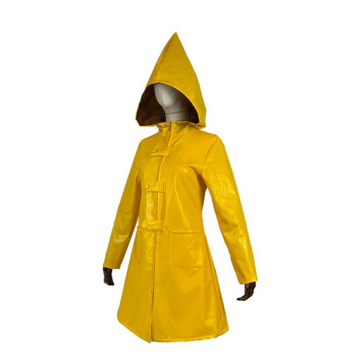 Unisex Adult Halloween Cosplay Costume: Yellow Jacket Coat (Little Six)