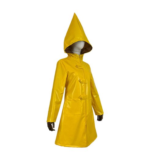 Unisex Adult Halloween Cosplay Costume: Yellow Jacket Coat (Little Six) - Image 2