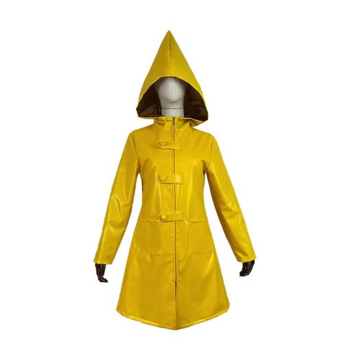 Unisex Adult Halloween Cosplay Costume: Yellow Jacket Coat (Little Six) - Image 4