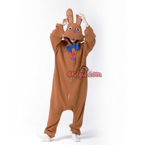 Chocolate Bonnie Kigurumi FNAF Plushies Ideas Onesie Costume - Image 3