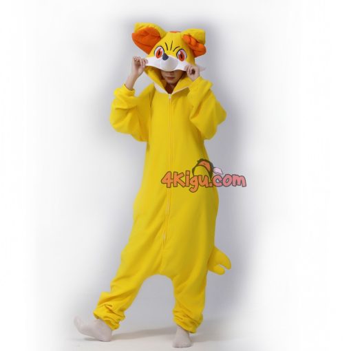 Fennekin Kigurumi Onesie Halloween Costume Pajamas - Image 3