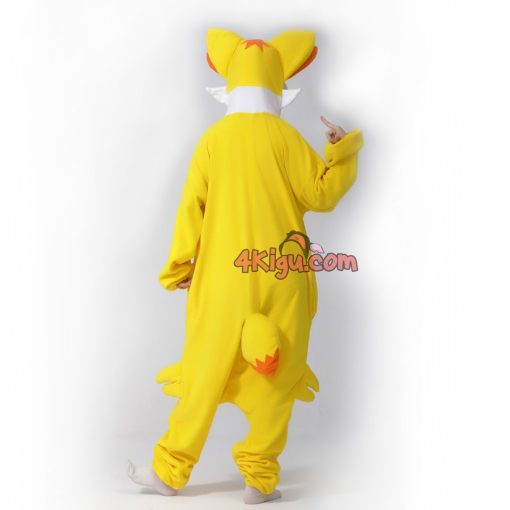 Fennekin Kigurumi Onesie Halloween Costume Pajamas - Image 6