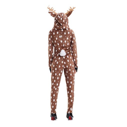 Adult and Kids Reindeer Onesies - Cute Spotted Deer Christmas Cosplay Costume for Stage Performances - Image 7