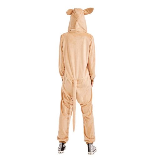 Adult Kangaroo Onesie Costume -Australian Animal Full Body Suit - Image 5