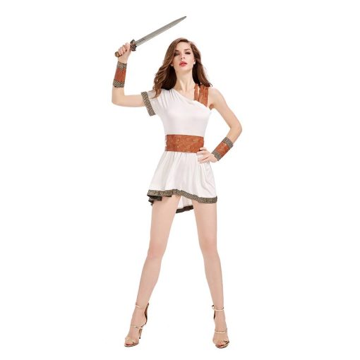 Arena Avenger: Women's Ancient Roman Gladiator Costume - Image 3