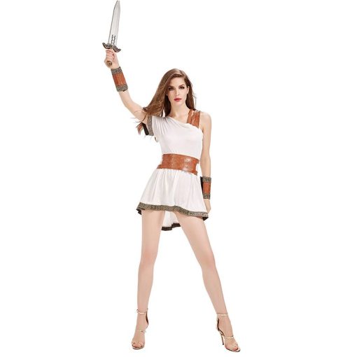 Arena Avenger: Women's Ancient Roman Gladiator Costume - Image 4