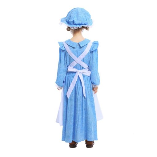 Rural Chic for Moms & Daughters: Blue Jumpsuit with Hat for Farm Women - Image 4