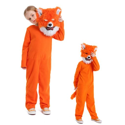 Fox in Disguise! Adults & Kids Fox Costume for Halloween Party & Stage Show - Image 2