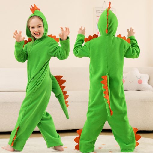 Green Dinosaur Family Matching Onesies - Human and Pet Costume Set for Dog, Kids, and Adults - Image 7