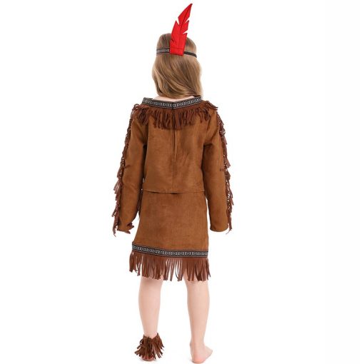 Halloween Wildman Costume - Indigenous Chief Children's Performance Outfit for Children's Day & Stage Show - Image 5