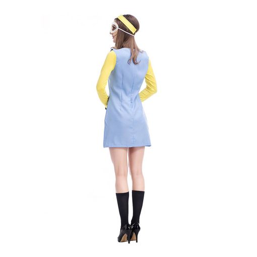 Mini Mischief Costume - Women's Yellow Cartoon Character Dress for Halloween Party & Cosplay - Image 5